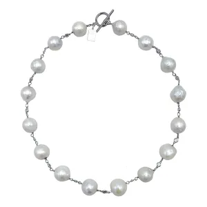 150-01-S-SHORT | ALEXANDRA SHORT NECKLACE IN SILVER