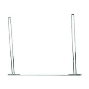 21" X 24" Mud Flap Hold Down Anti-Sail - Chrome | F247594