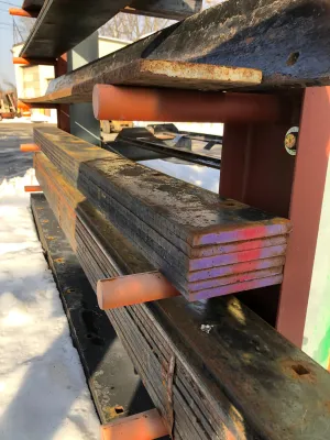 5/8 x 6" x 9' Boss Cutting Edge