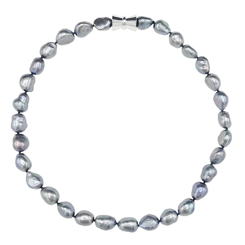 700-07 | BAROQUE SINGLE STRAND (GRAY)