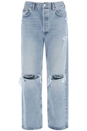 Agolde 90's destroyed jeans with distressed details