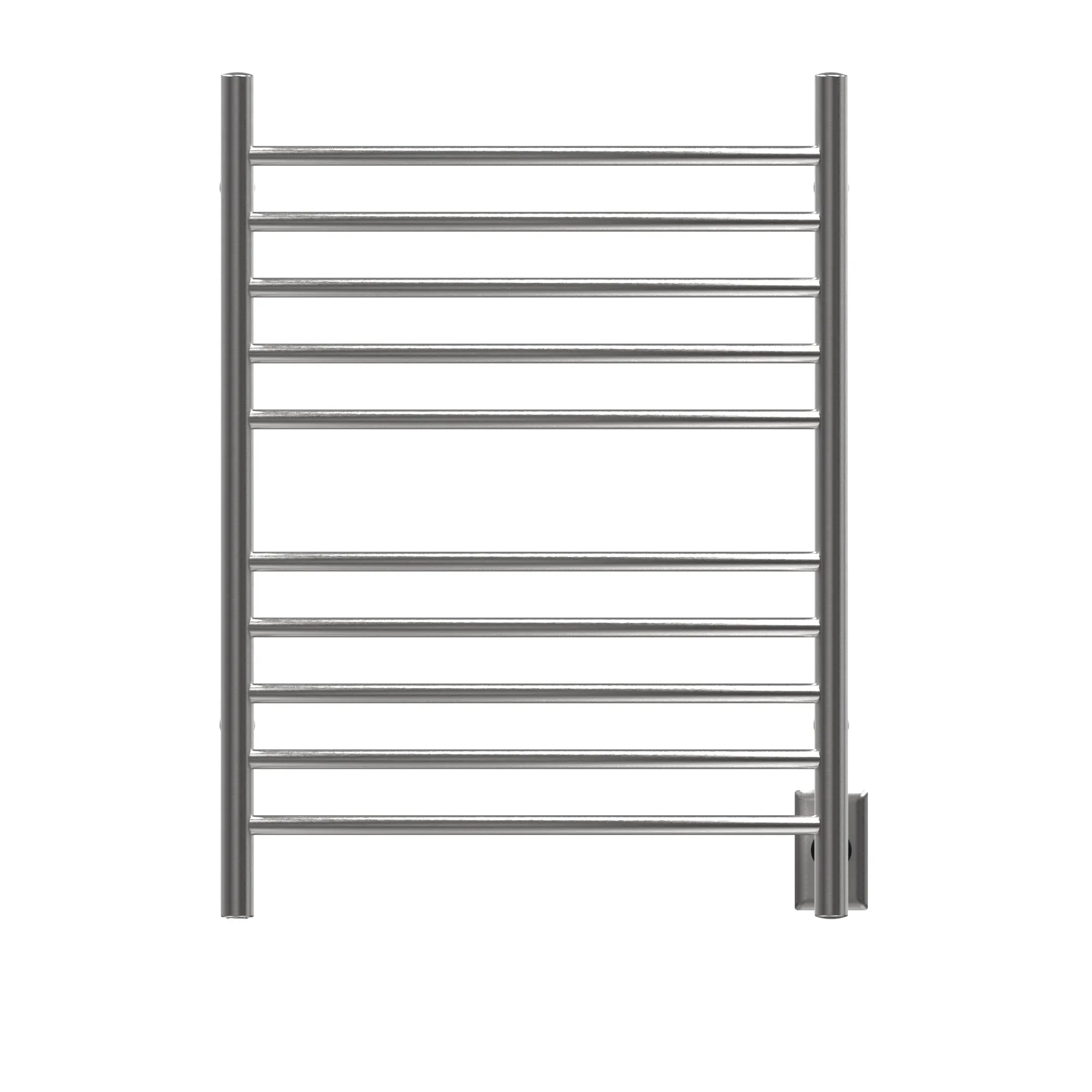 Amba RWH-CB Radiant Hardwired   Plug-in Combo Curved 10 Bar Towel Warmer in Brushed