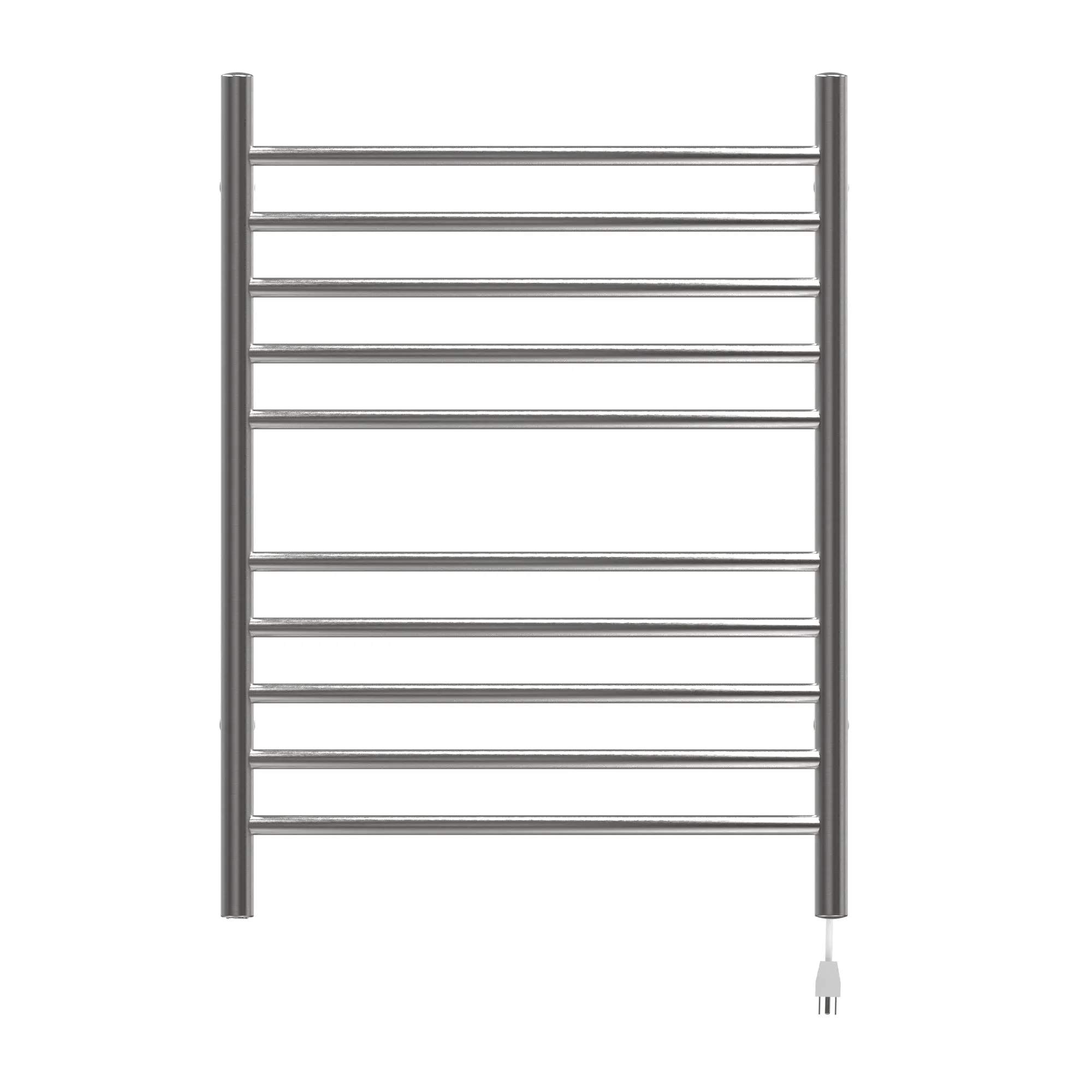 Amba RWH-CB Radiant Hardwired   Plug-in Combo Curved 10 Bar Towel Warmer in Brushed