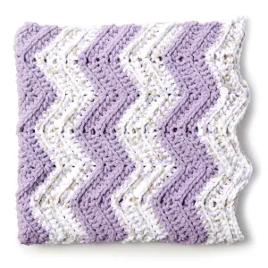 Bernat Simple Chevron Crochet Baby Blanket