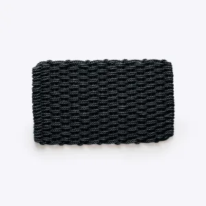 Black Rope Door Mat