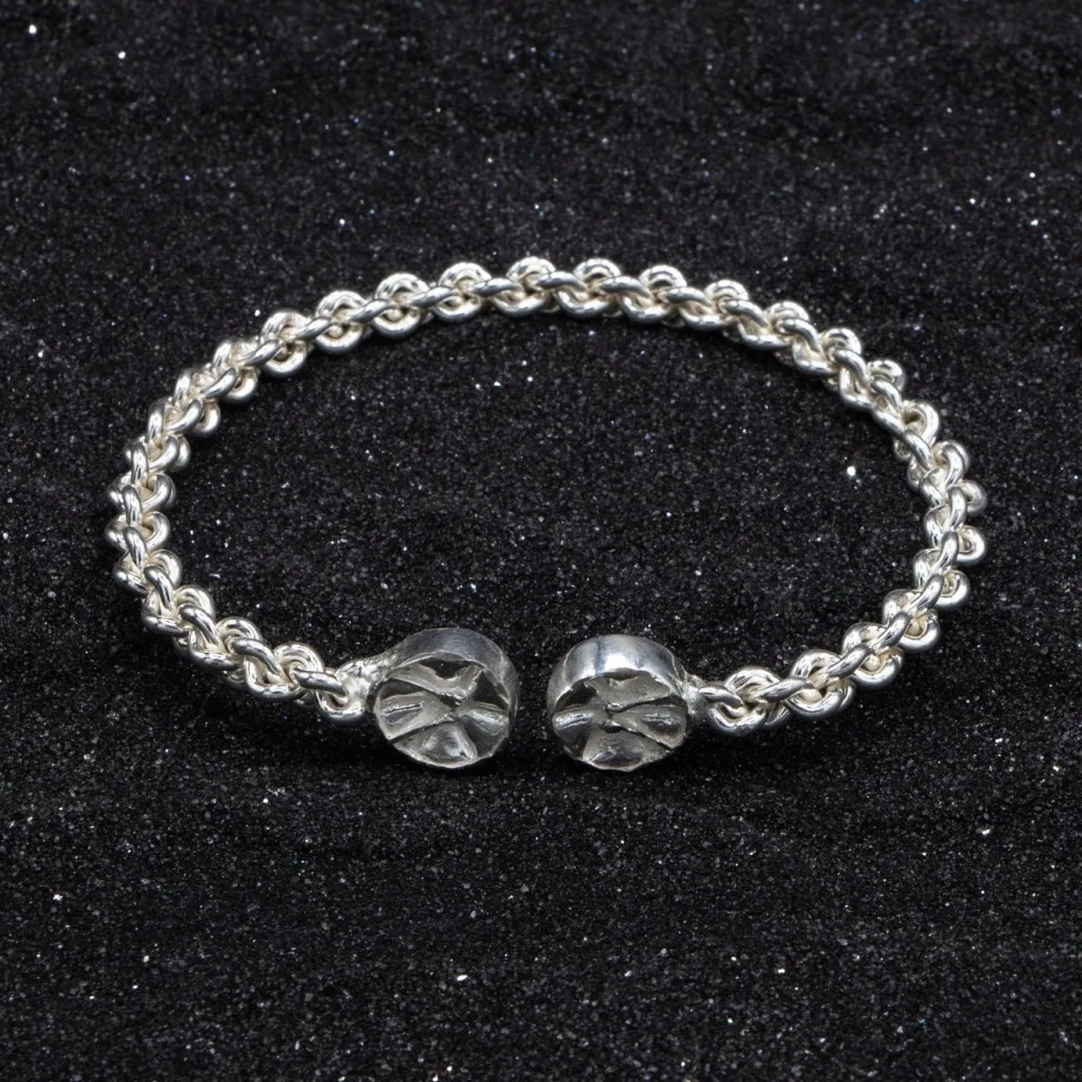 Braided Flexible Steel Pan Bangle