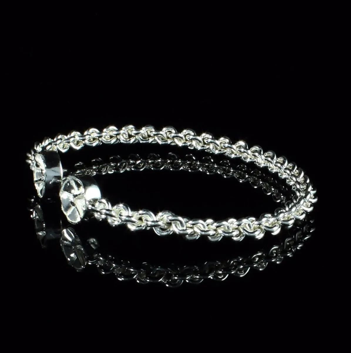 Braided Flexible Steel Pan Bangle