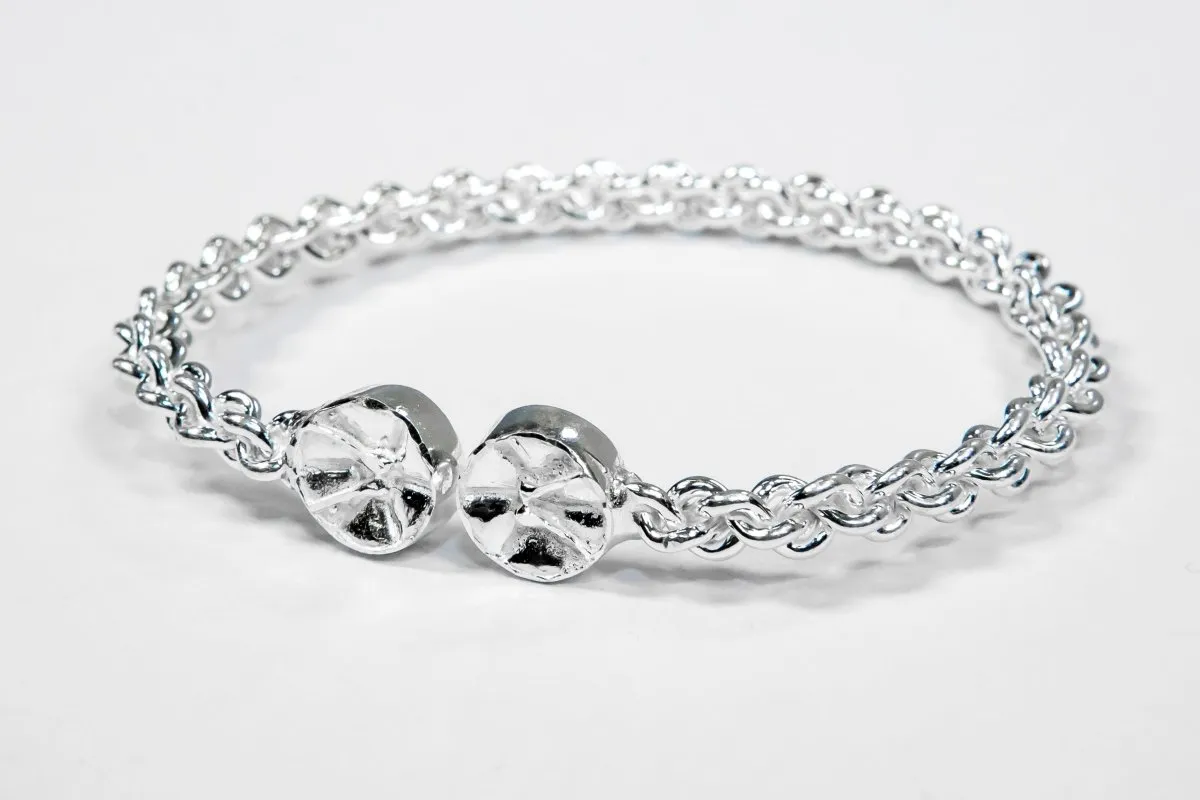 Braided Flexible Steel Pan Bangle