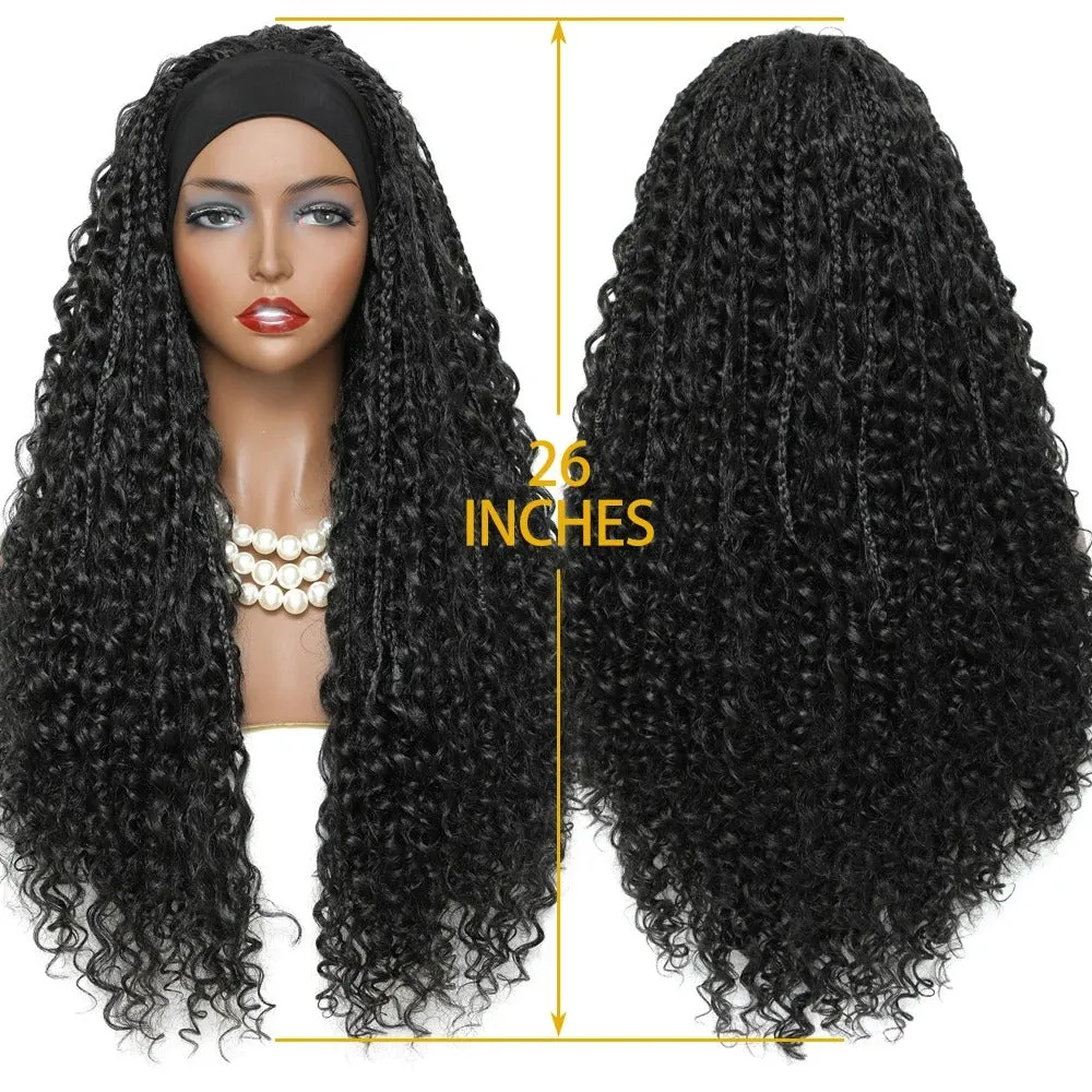 Braided Synthetic Headband Wig