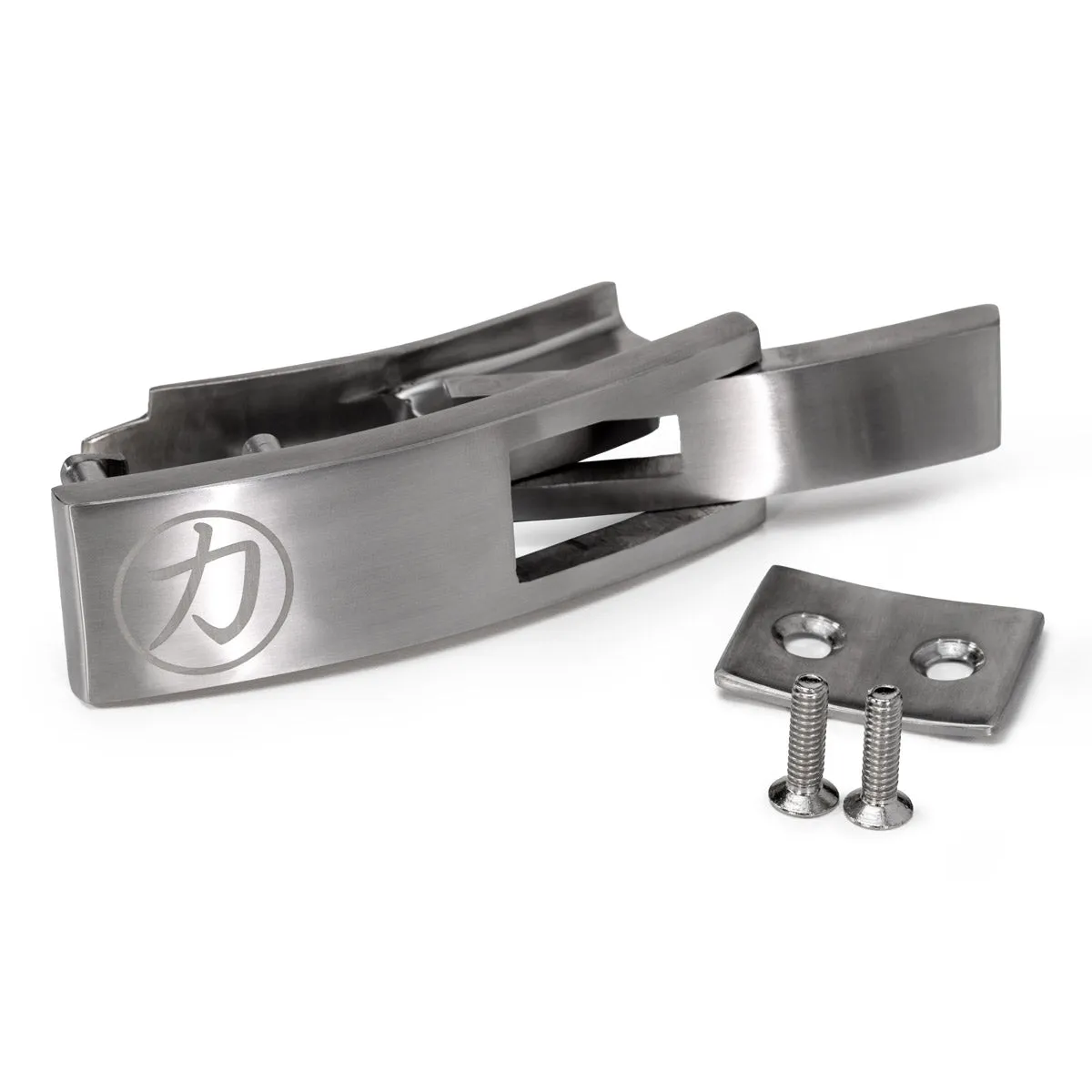 Brushed Steel Lever Buckle w/lifetime warranty