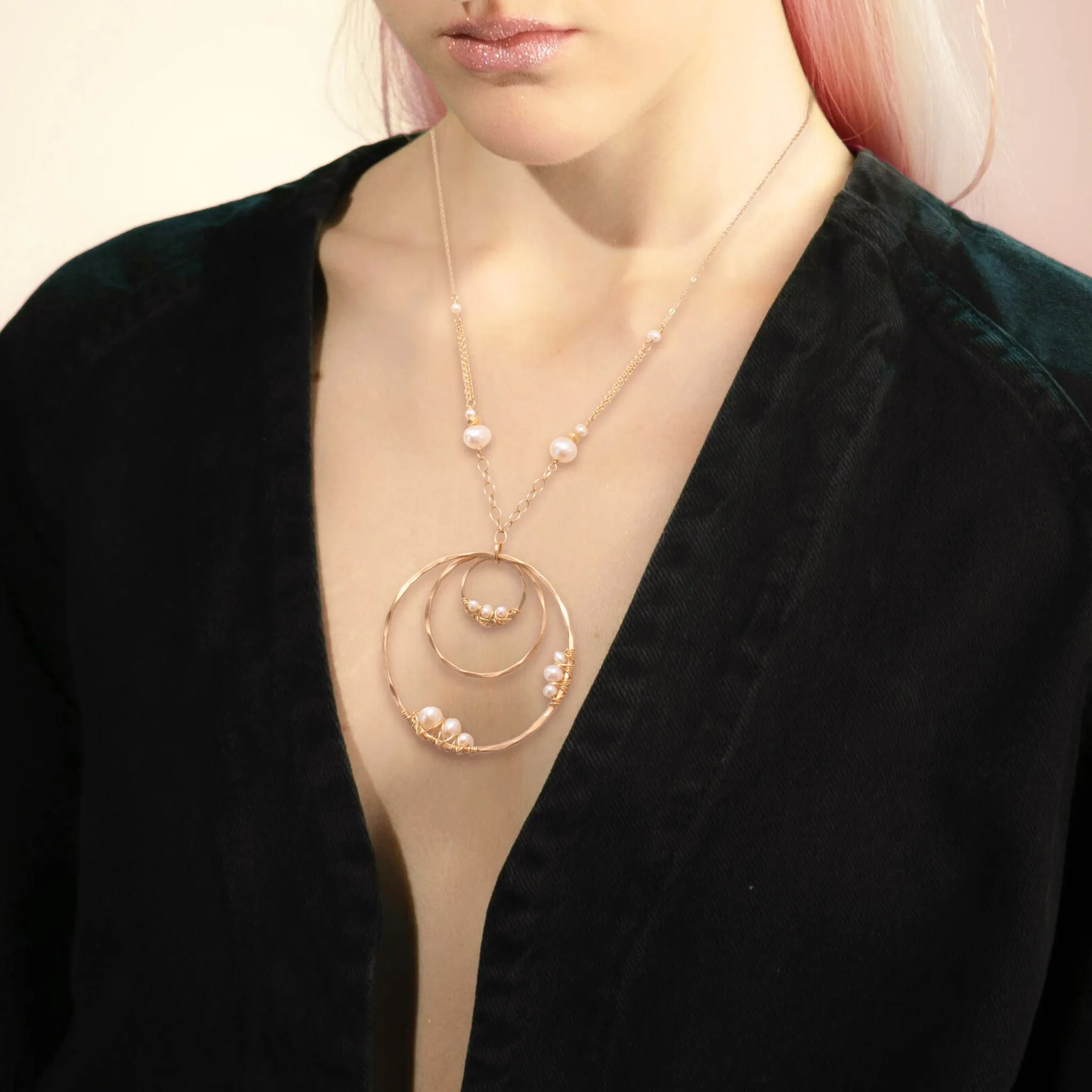 Celestial Circles Necklace