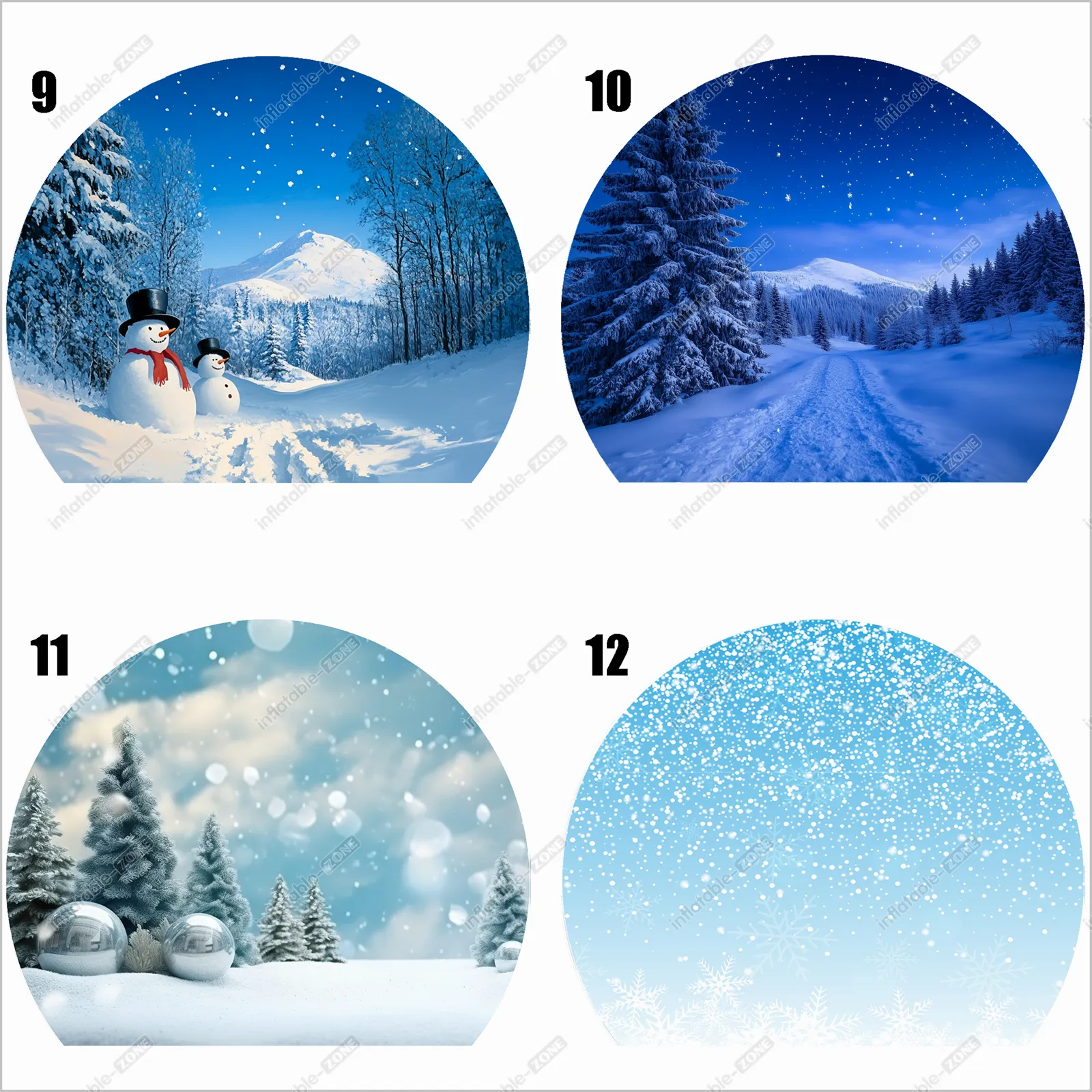 Christmas Inflatable Snow Globe Inflatable Photo Booth