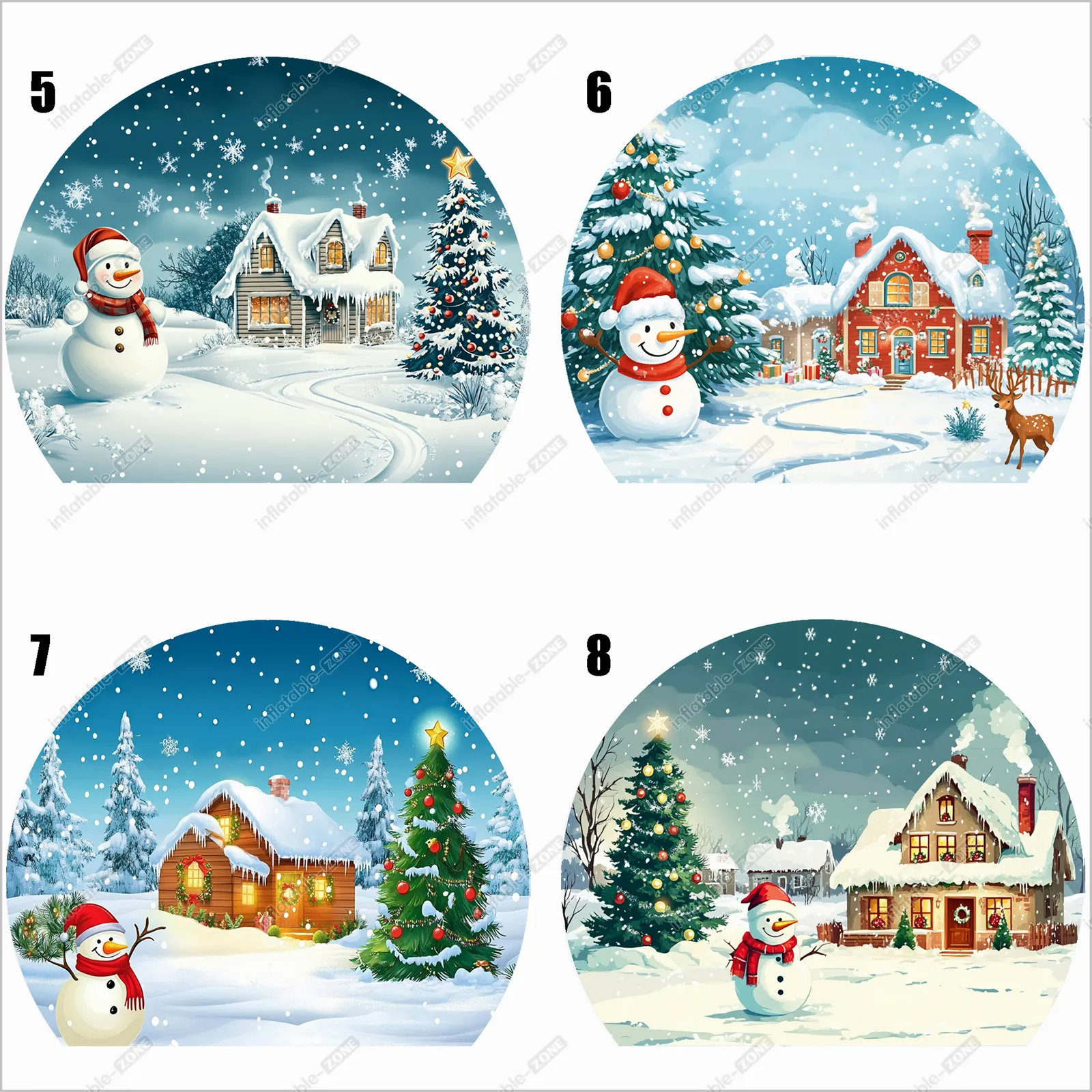 Christmas Inflatable Snow Globe Inflatable Photo Booth