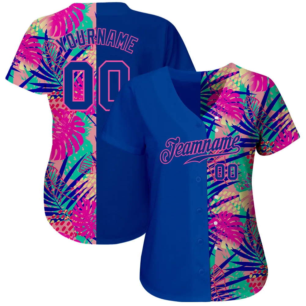 Custom 3D Pattern Design Summer Authentic Baseball Jersey