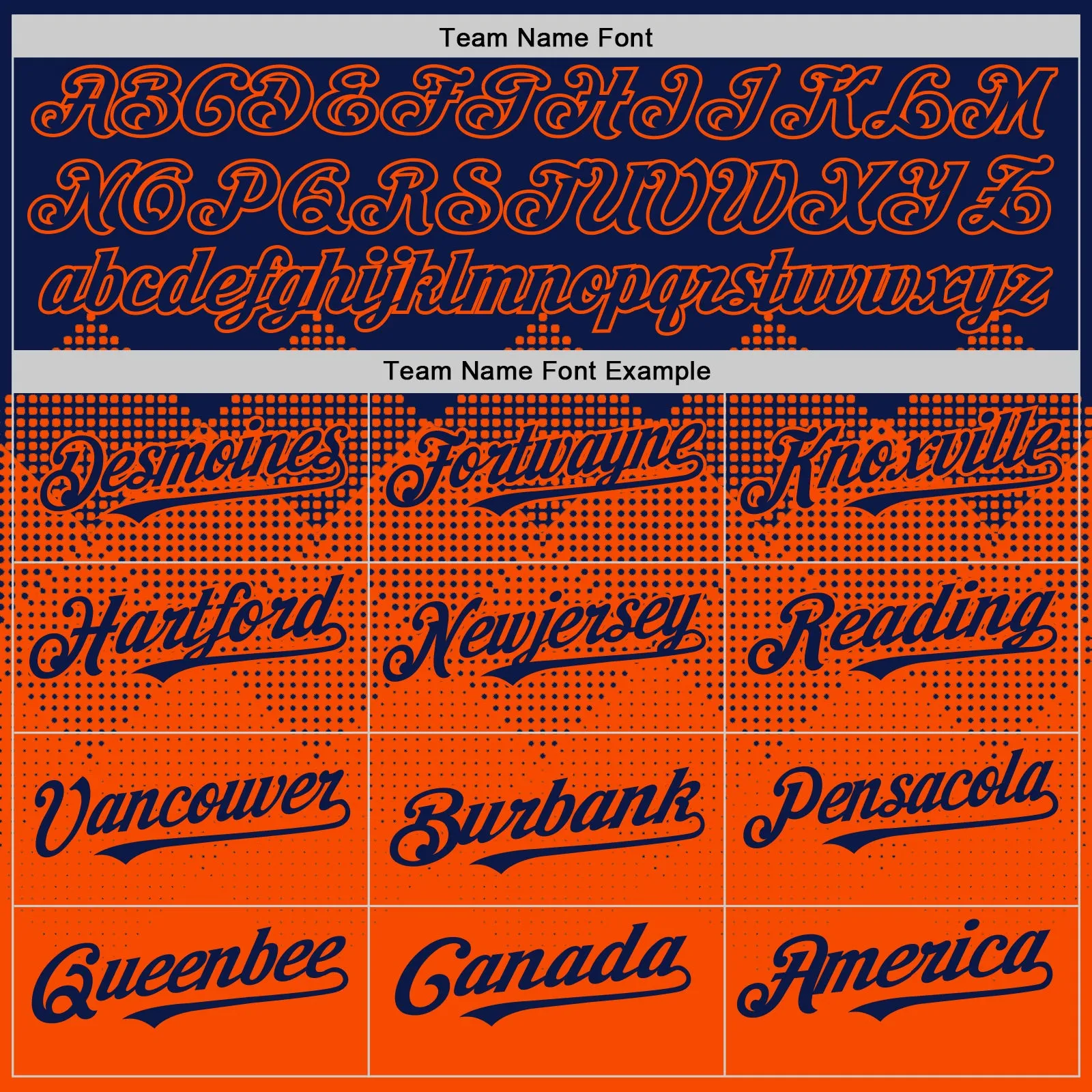 Custom Navy Orange 3D Pattern Design Gradient Square Shapes Authentic Baseball Jersey