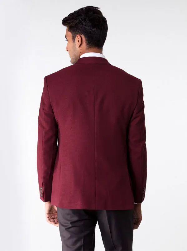 Dark Maroon Blazer