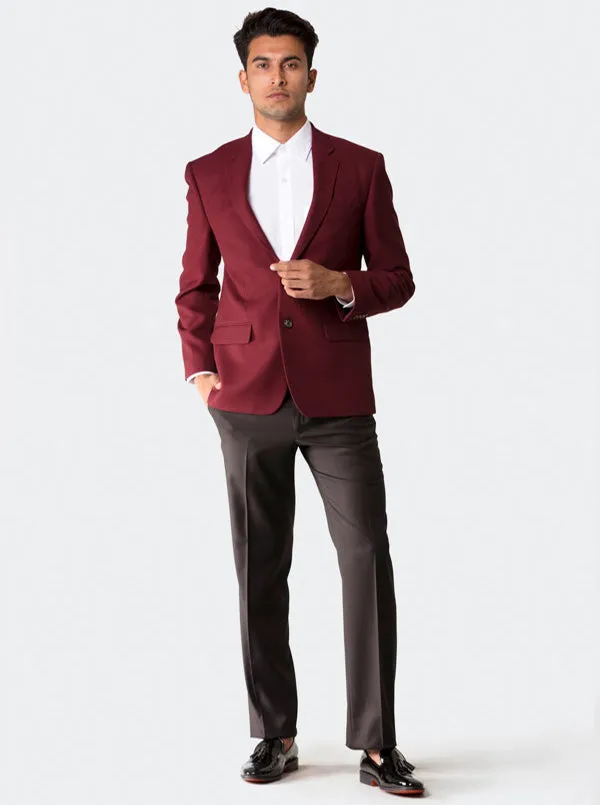 Dark Maroon Blazer