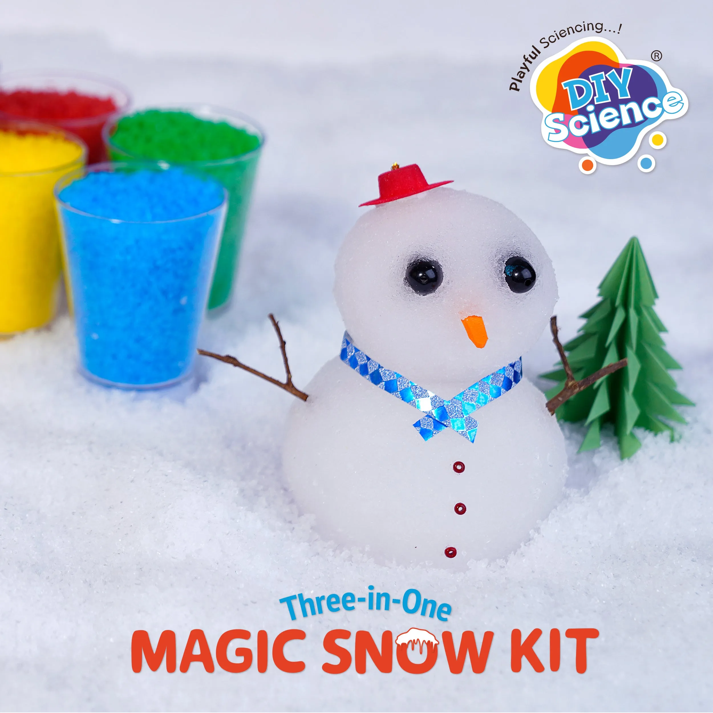 Diy Science Three in One Magic Snow Kit (Grow Instantly to 2500%)