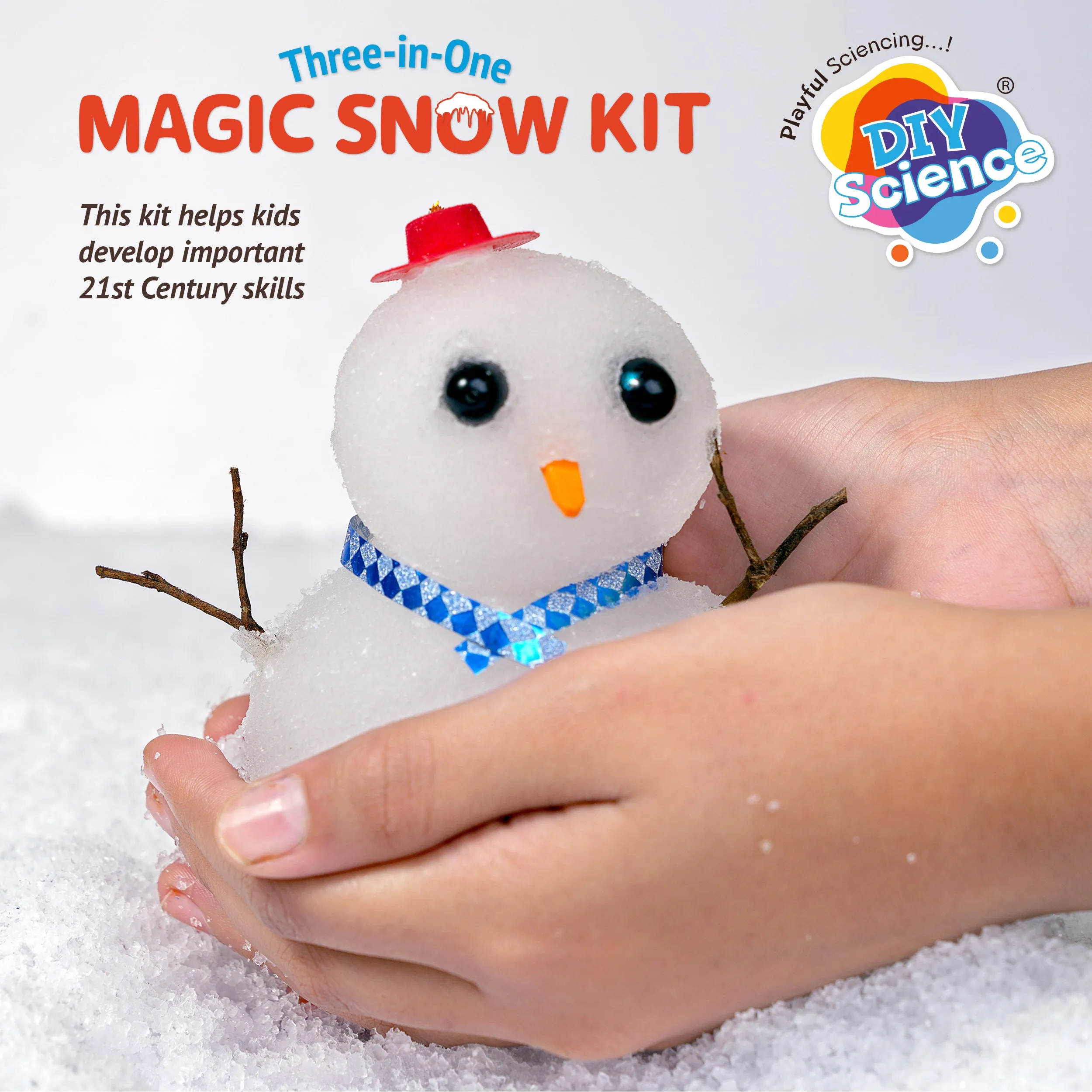 Diy Science Three in One Magic Snow Kit (Grow Instantly to 2500%)