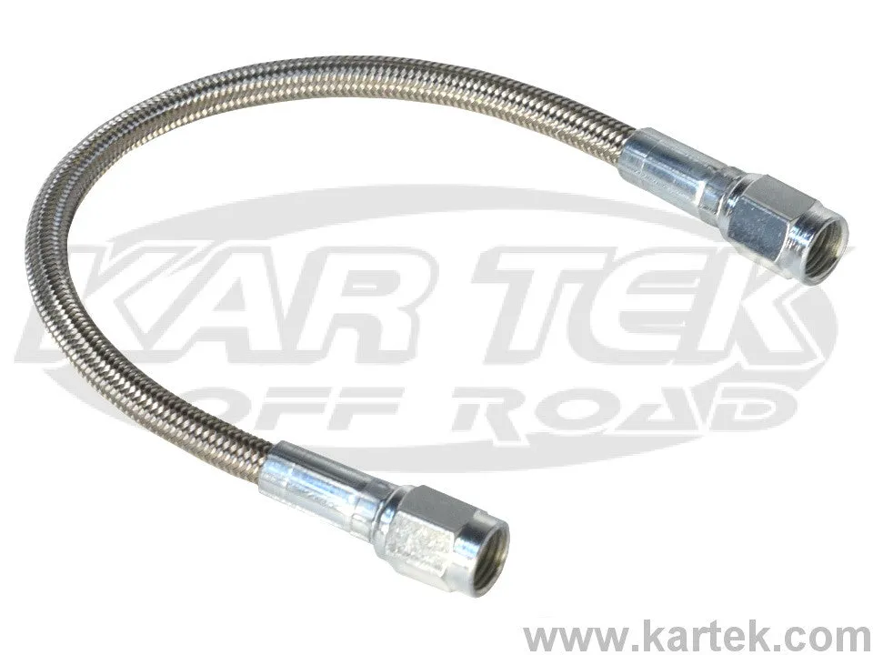 Fragola 96" Long AN -3 Female Straight To AN -3 Female Straight Stainless Steel Brake Lines / Hoses