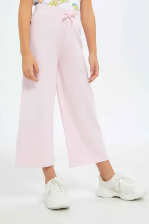 Girls Apricot Jersey Trouser