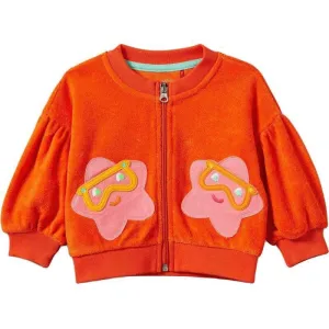 Girls Orange Vida Cardigan