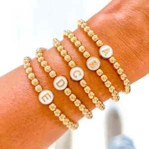 Gold Initial Bracelets