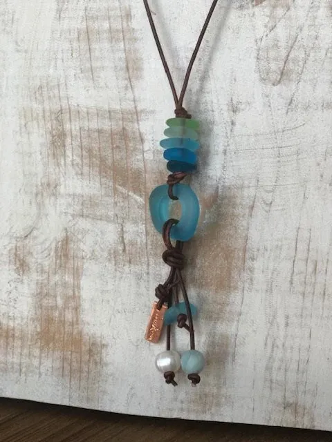 Gulf Shores Sea Glass Necklace