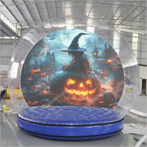 Halloween Blow Up Snow Globe Indoor Inflatable Snow Globe Human Snow Globe For Sale