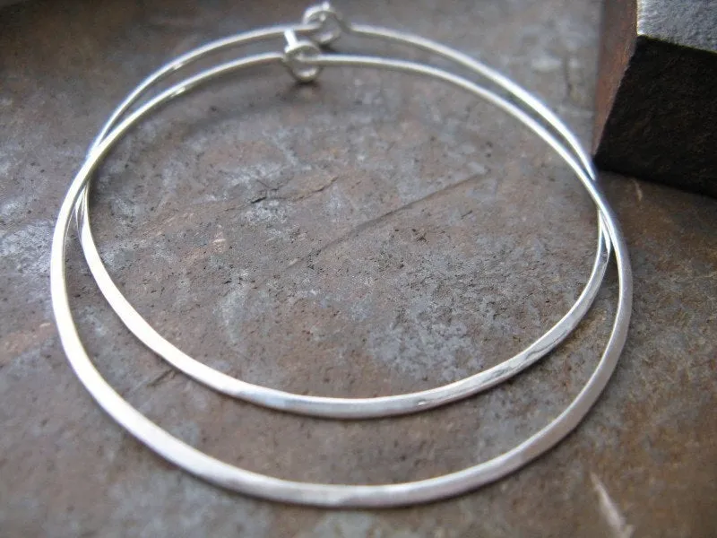 Hoop Earrings Sterling Silver