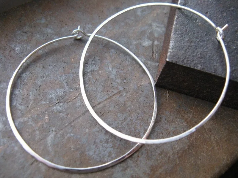 Hoop Earrings Sterling Silver