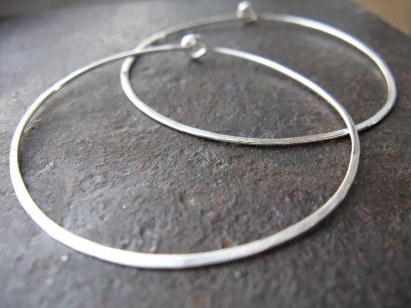 Hoop Earrings Sterling Silver