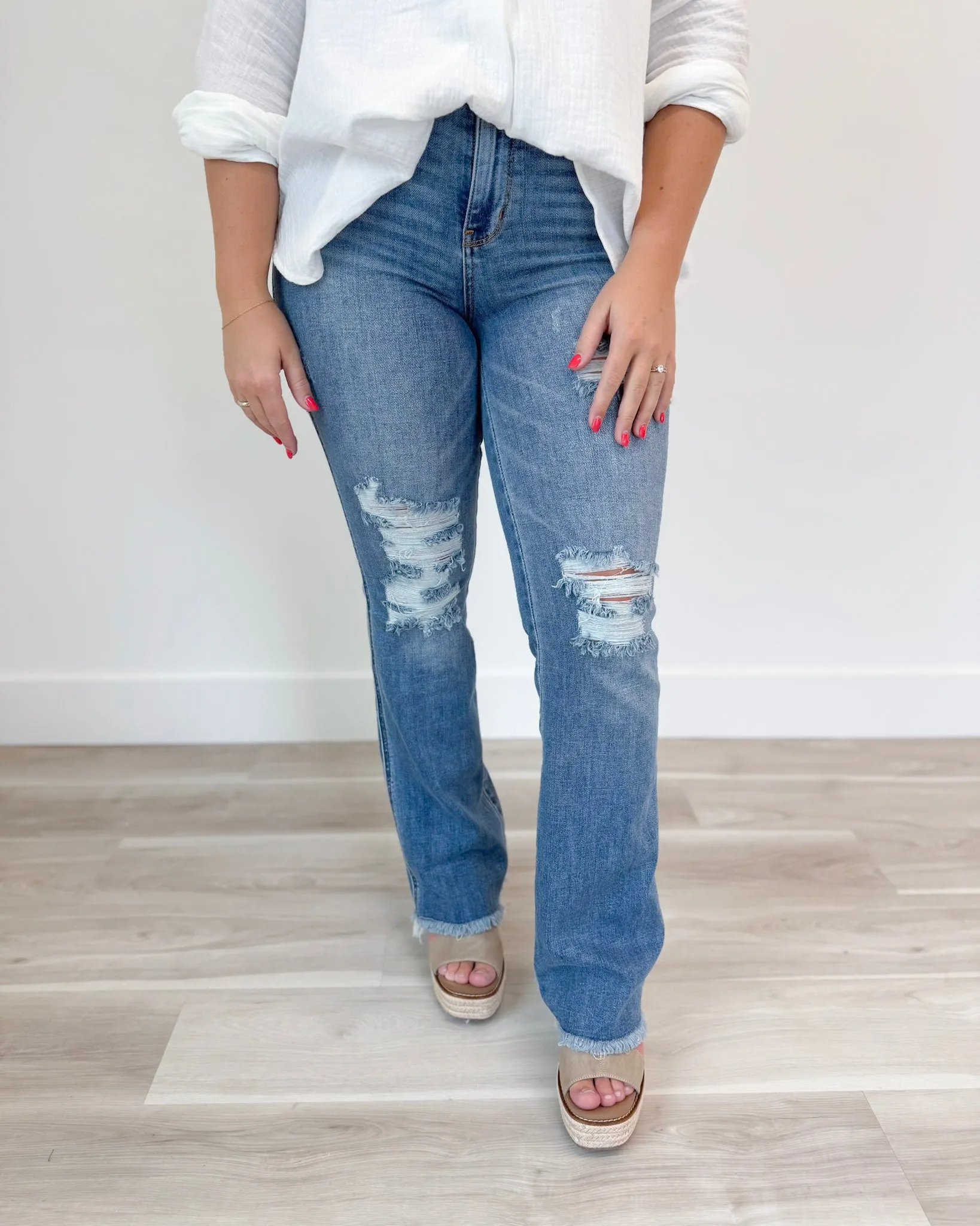 Judy Blue Simple Request Denim Curvy