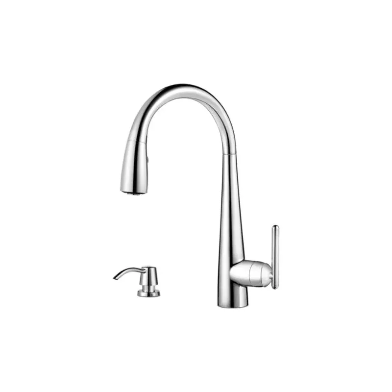 Lita Pull-Down Kitchen Faucet with Soap Dispenser