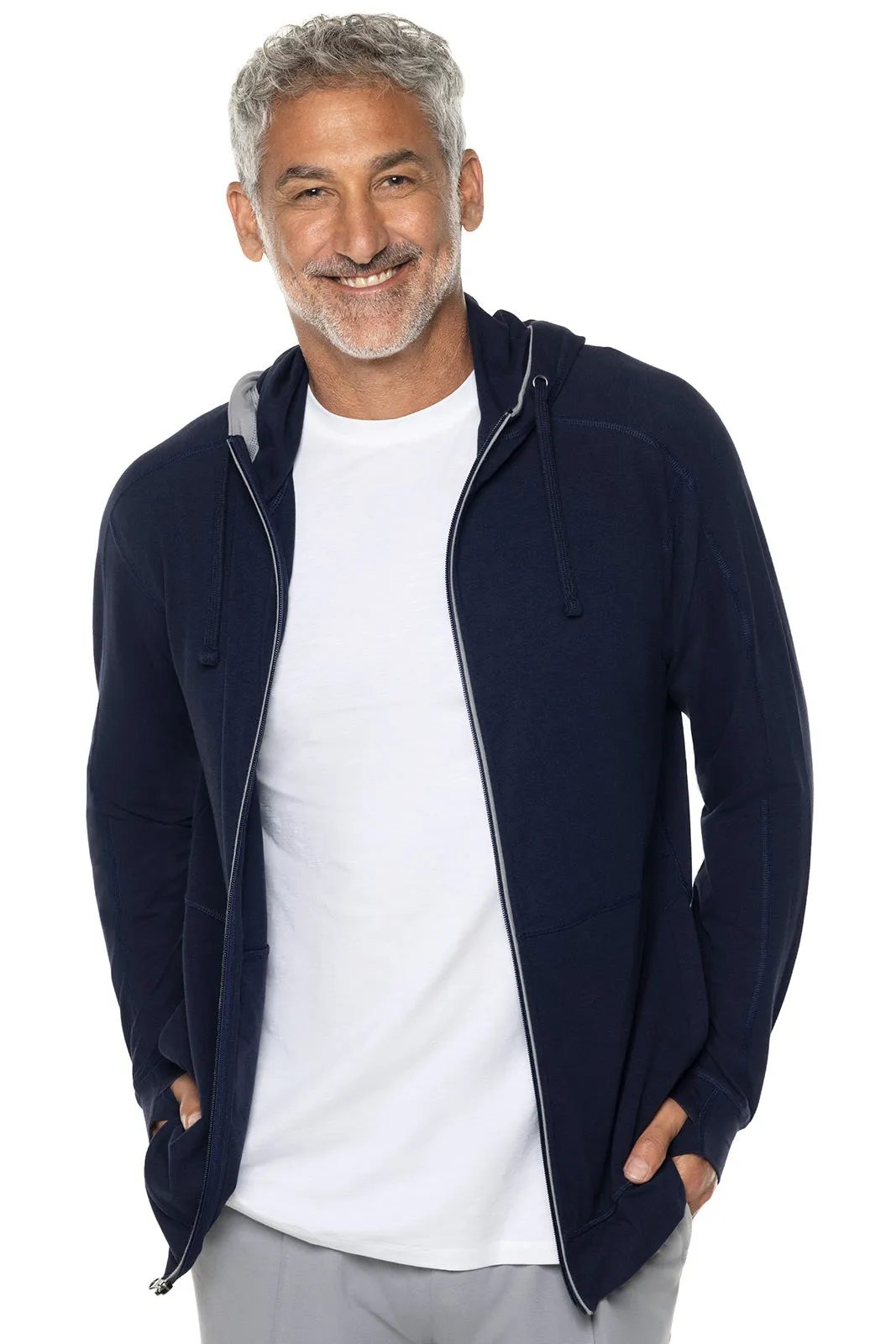 Men's LumaLeo Zip-Up Hoodie  |  Navy