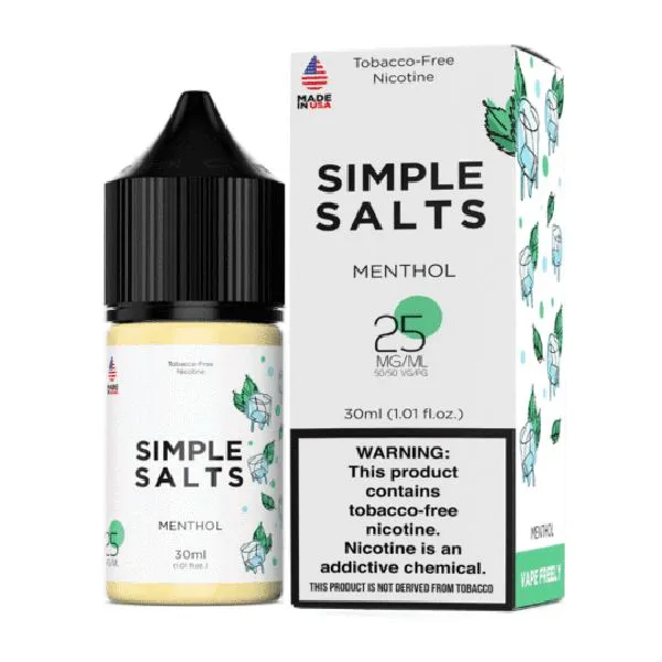 Menthol by Simple Salts 30mL