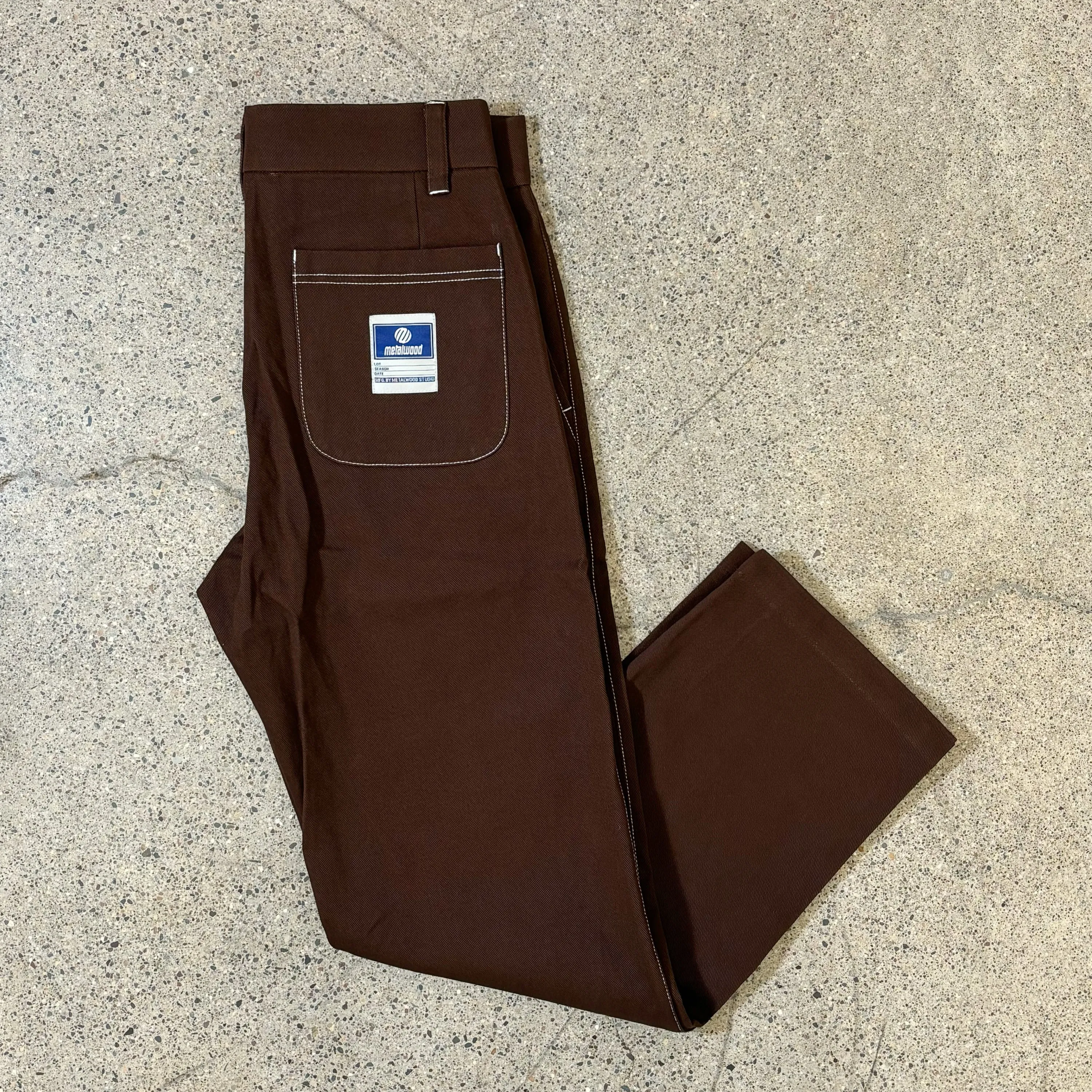 METALWOOD CONTRAST STITCH CHINO