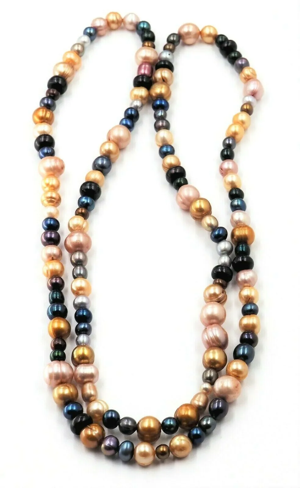 Multi Colour Freshwater Pearl Strand Necklace