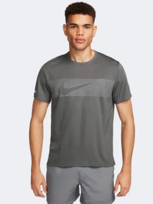 Nike Flash Miler Men Running Long Sleeve Iron Grey