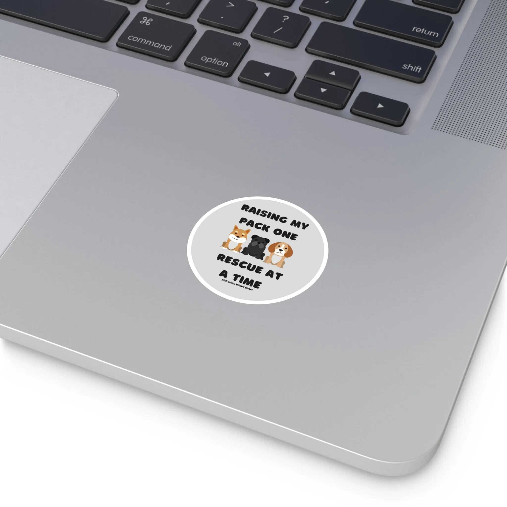 One rescue at a time You Round Stickers, Indoor\Outdoor