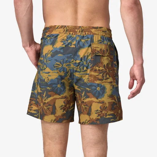 Patagonia Men's Hydropeak Volley Shorts - 16" - Cliffs And Coves: Pufferfish Gold