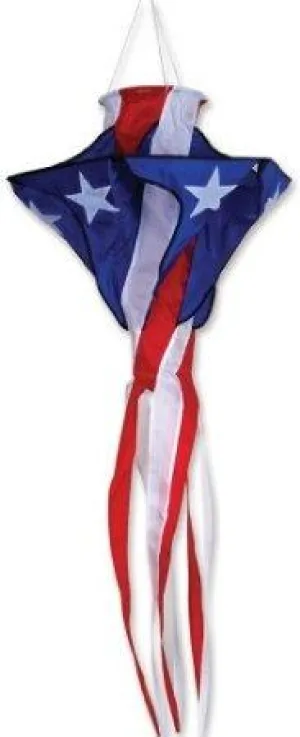 Patriotic Star Twister 30" Wind Spinner