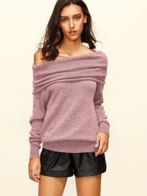 Raglan Sleeve Two Way Sweater