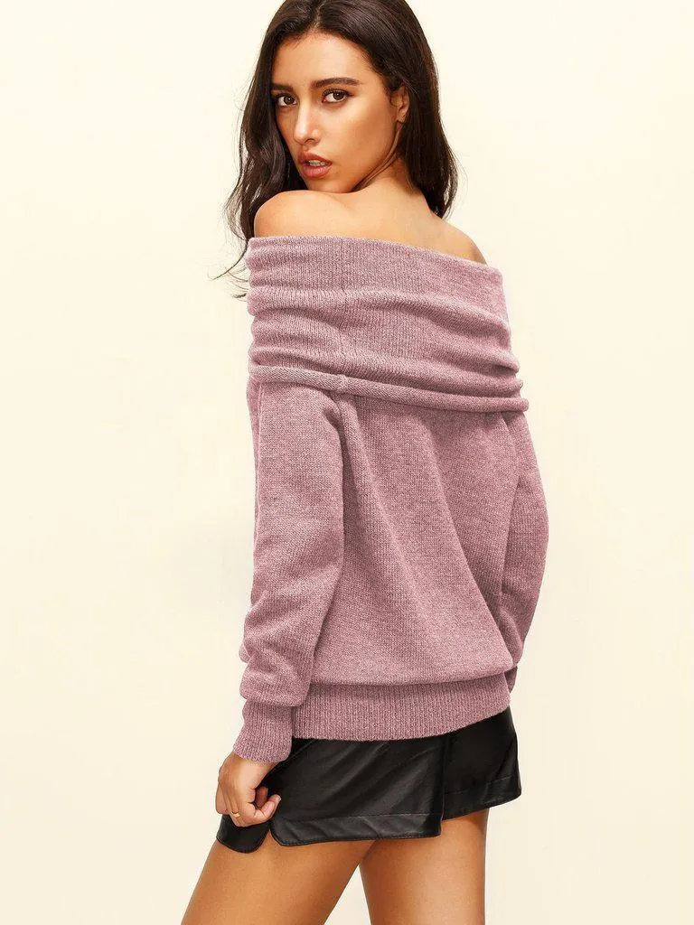 Raglan Sleeve Two Way Sweater