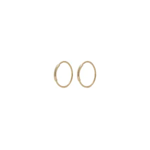 Raquel Extra Small Gold Plated Hoops