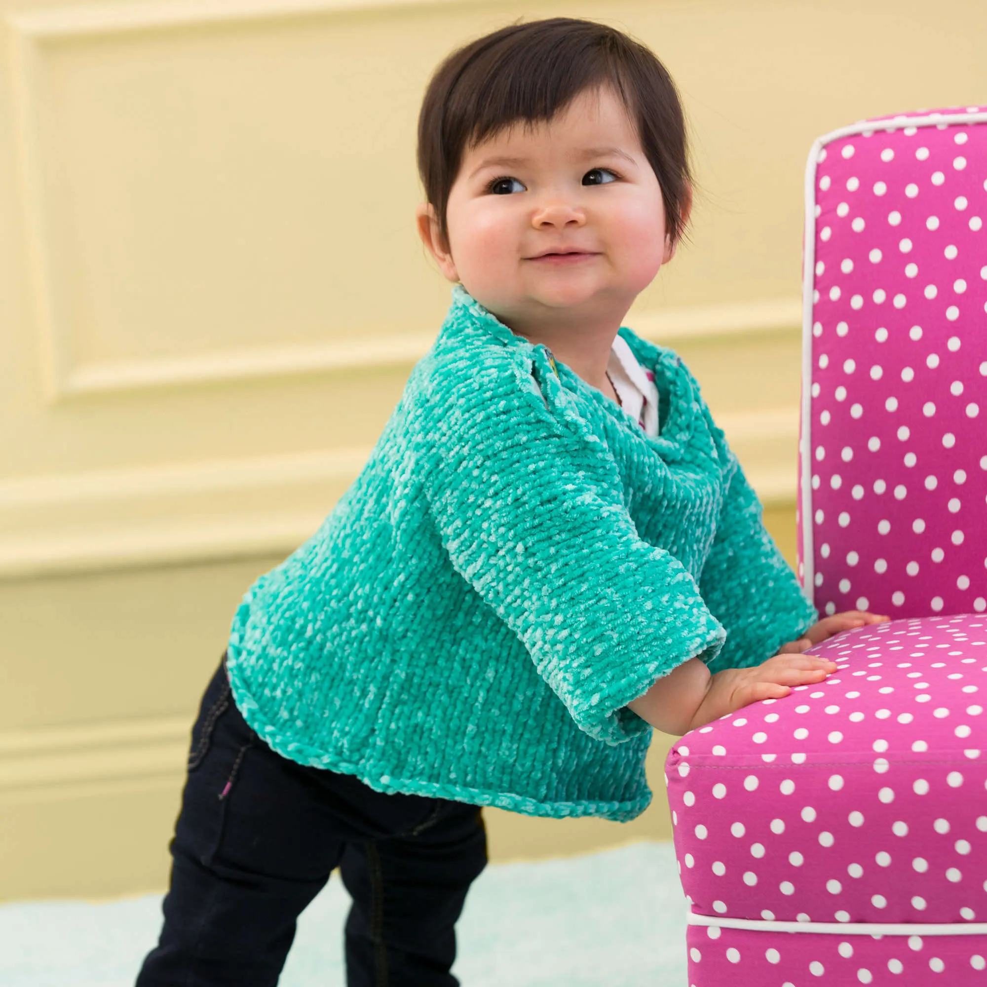 Red Heart Knit Simple & Soft Baby Pullover