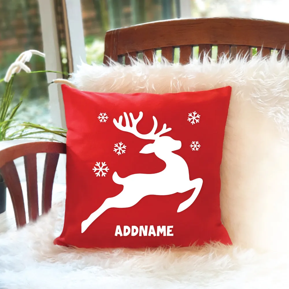 Reindeer Snow Pillow Case