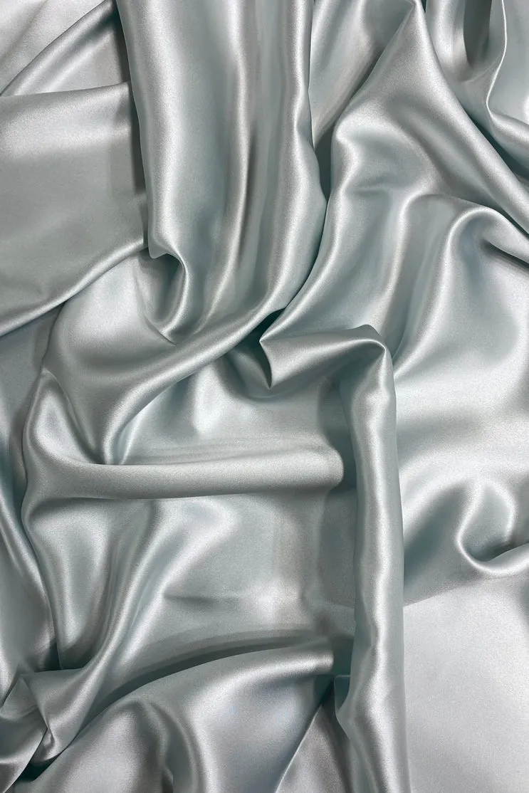 Seafoam Stretch Charmeuse Fabric