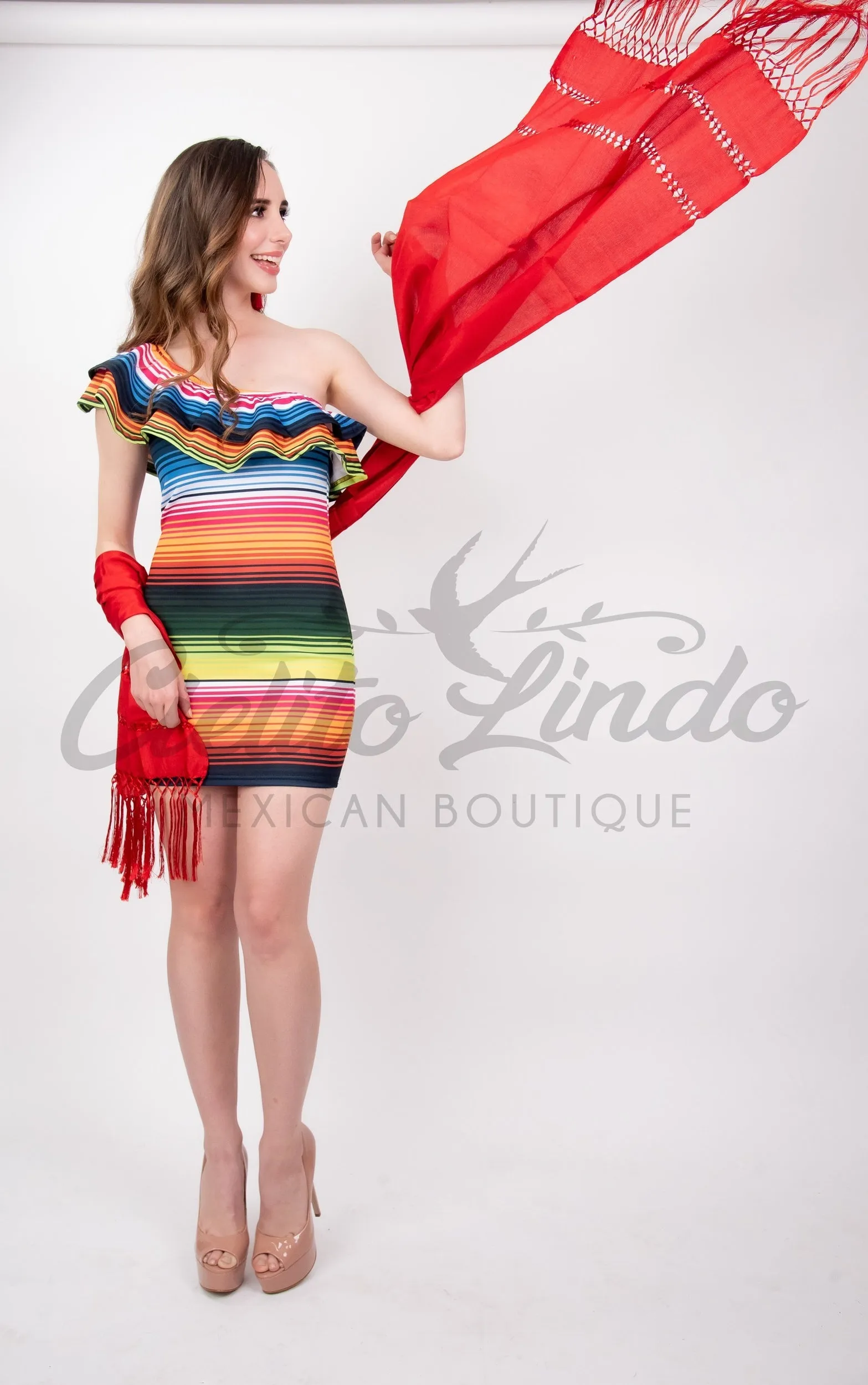 Serape Dress Printed