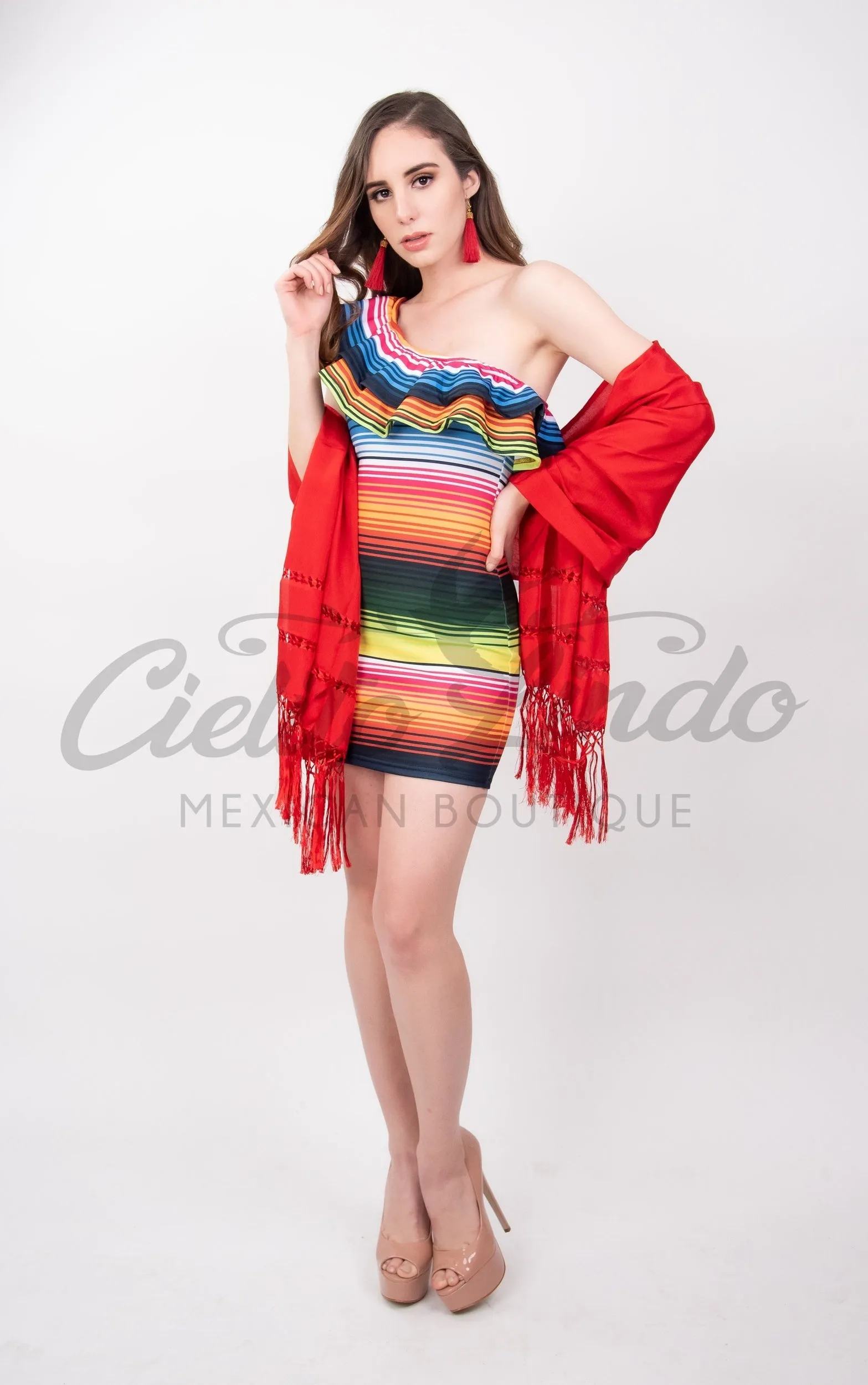 Serape Dress Printed